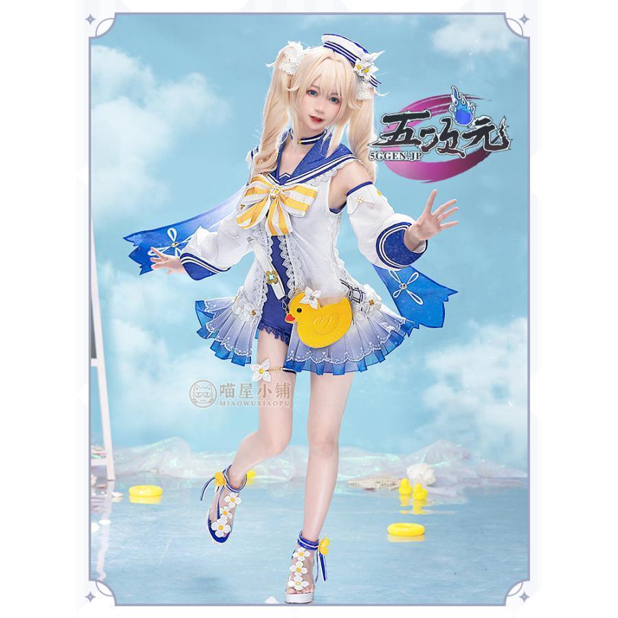 Catwushop　原神　コスプレ　バーバラ　水着　新スキン　新衣装　ウィッグ　靴