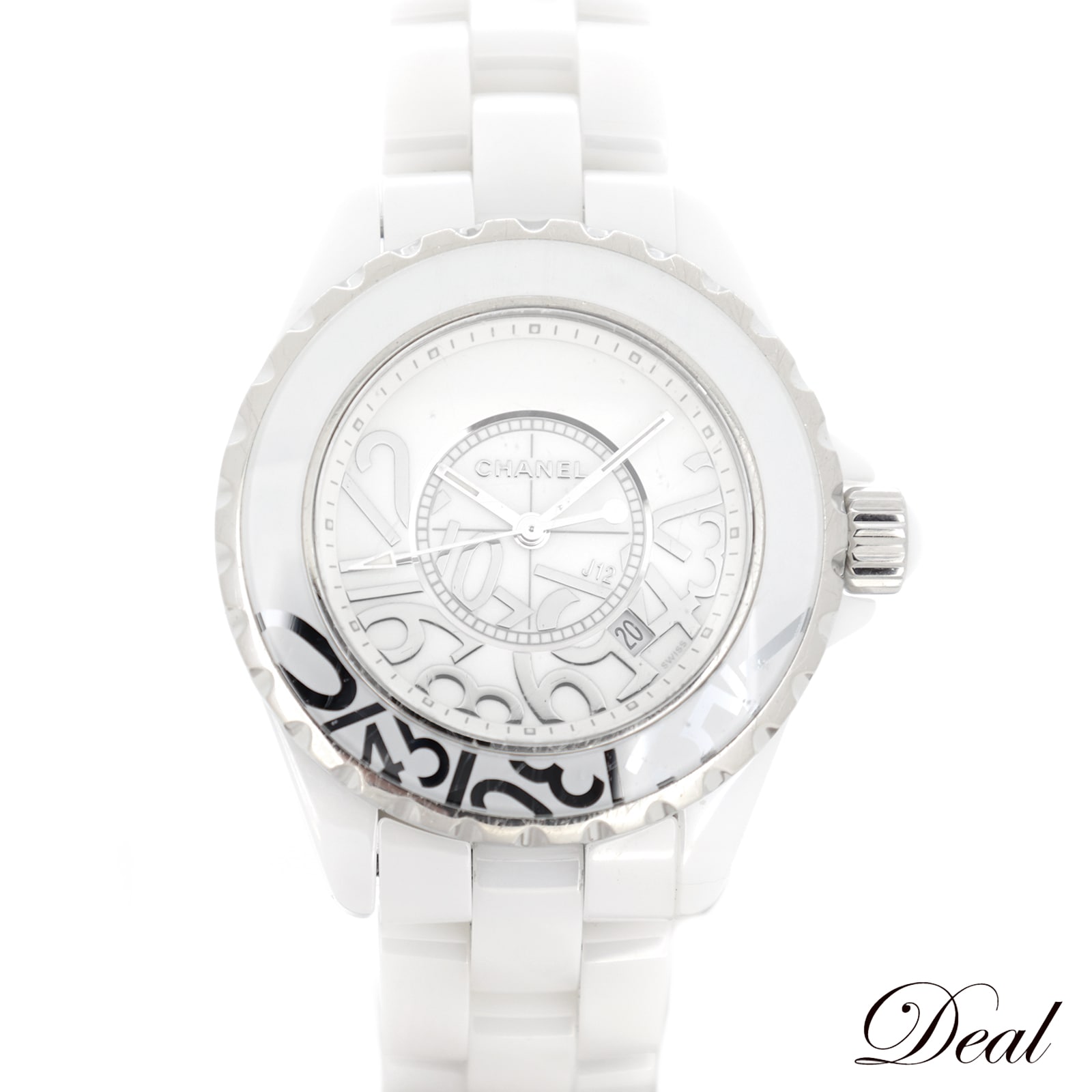 世界1200本限定 シャネル J12 グラフィティ 33mm H5239 レディース 腕時計