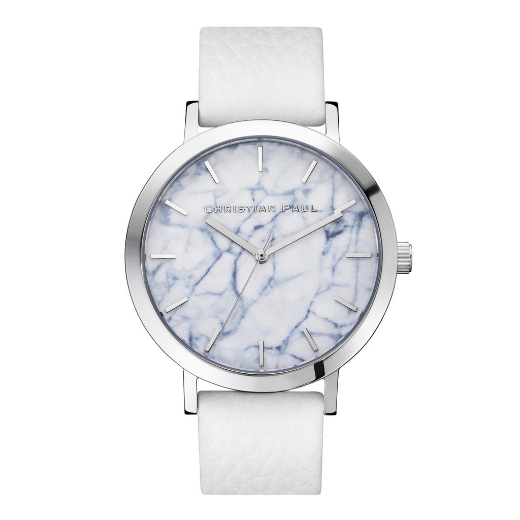 クリスチャンポール christianpaul シルバー ホワイト 腕時計 MR-08 メンズ＆レディース
