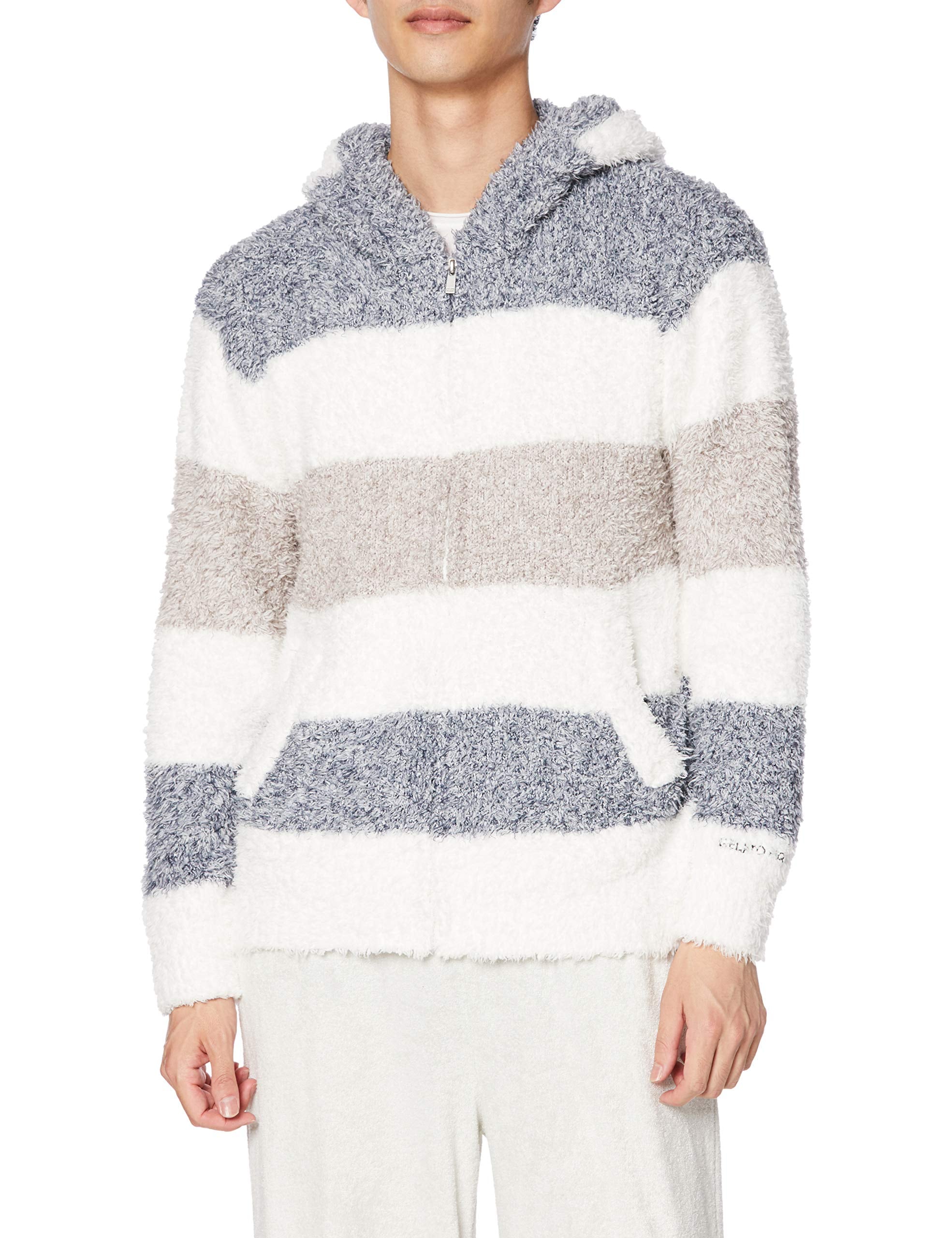 [ジェラート ピケ] 【HOMME】ジェラートメランジ3ボーダーパーカ PMNT205810 メンズ NVY L 7,951円