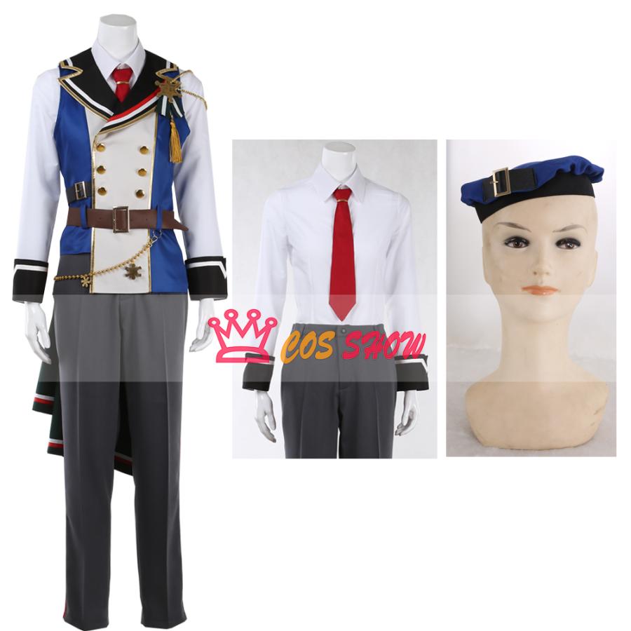 新品販売!あんスタ Ra*bits × Double Face ポケットに宇宙 天満光 紫之創 仁兎なずな 真白友也 コスプレ衣装 帽子付き オーダーメイド製作可 cosplay 仮装 イベント