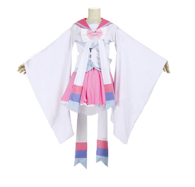 ポケットモンスター ニンフィア風 コスプレ衣装 浴衣 着物 コスチューム 文化祭 学園祭 ハロウィン ポケットモンスター ニンフィア風 コスプレ衣装 浴衣 着物 コスチューム 文化祭 学園祭 ハロウ