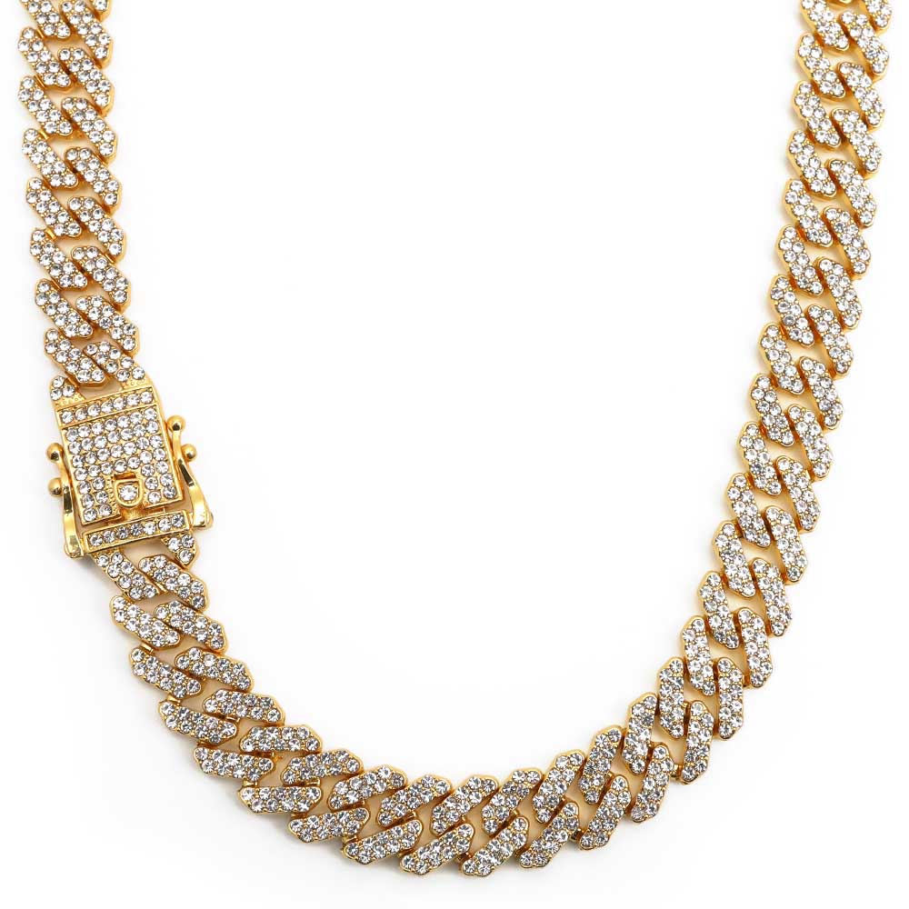 喜平チェーンネックレス パヴェ [n404]