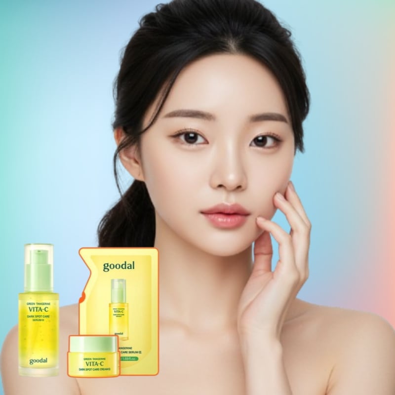 グダール青蜜柑 ビタC くすみケア セラムアルファ 50ml+リフィル 50ml+クリーム10ml 化粧水後の集中ケアに みかん由来のビタミンCで透明感ケア！ 5,045円