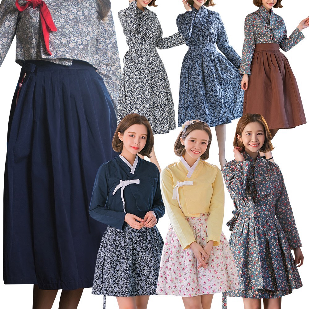 生活韓服スカートコレクション女性韓服花道を歩こう(単品)