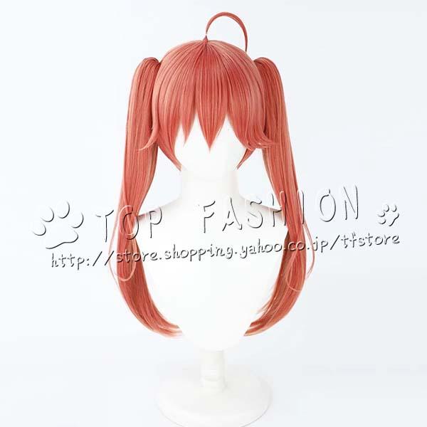 2026人気販売!VTuber ホロライブ hololive 風 さくらみこ 桜巫女 コスプレ ウィッグ かつら 激安 WIG 高温耐熱 イベント クリスマス ハロウィン仮装 文化祭