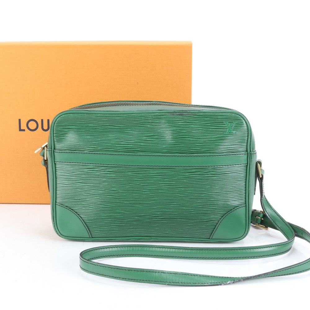 極美品 エピ トロカデロ27 M52304 レザー ショルダーバッグ 斜め掛け ハンド トート レディース RUE CQ9-6 中古