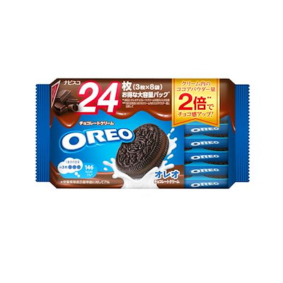他サイト： モンデリーズジャパン オレオ ファミリーパック チョコレートクリーム 24枚の商品画像