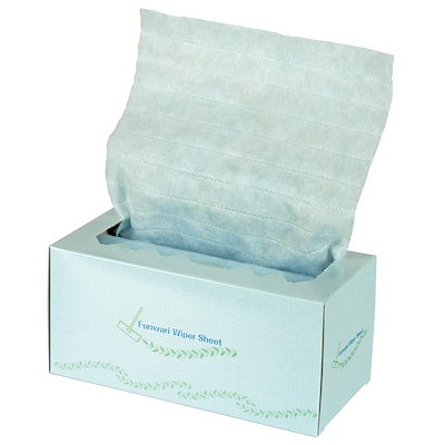 他サイト： アズマ工業(Azuma Industrial) アズマ ワイパー取替シート TKふんわりワイパーシート50枚ロールBL シート幅30×20cm ブルー 薬剤不使用のドライシートの商品画像