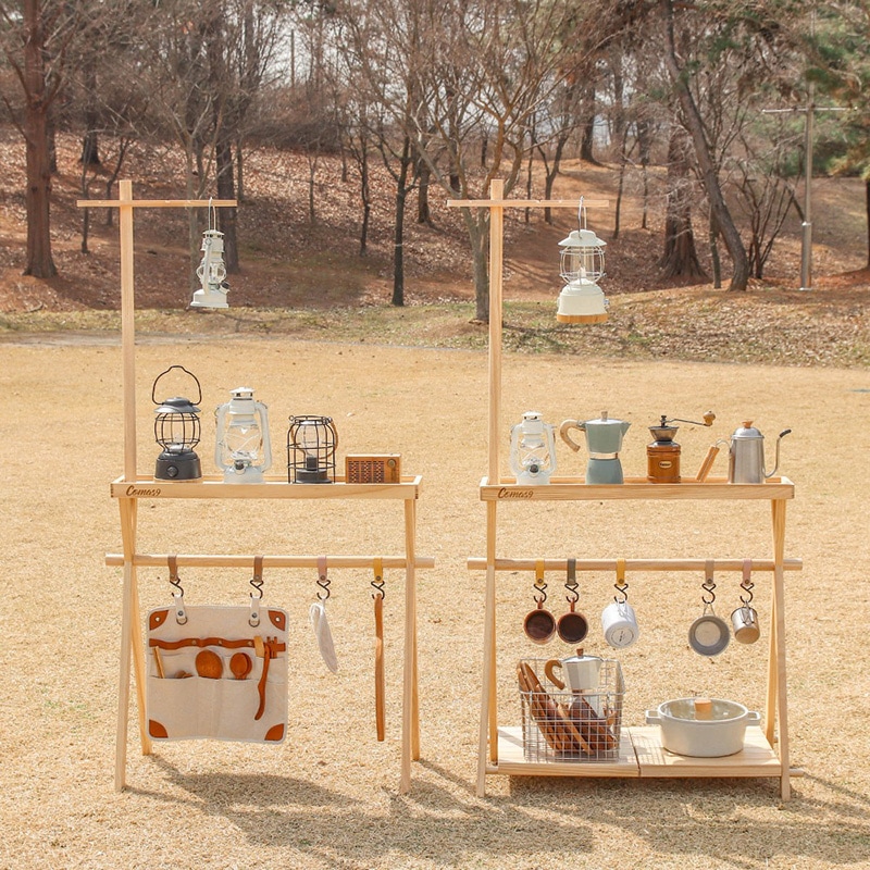 Qoo10] インディアンハンガー ハンギングラック : アウトドア