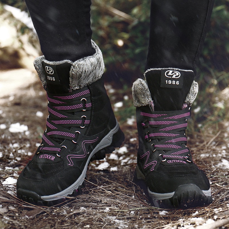 Hot!!!大人の魅力 スノーブーツ 防寒シューズ 保温 冬靴 編み上げブーツ スノーシューズ 滑り止め 軽量 歩きやすい アウトドア カジュアル 登山 野外