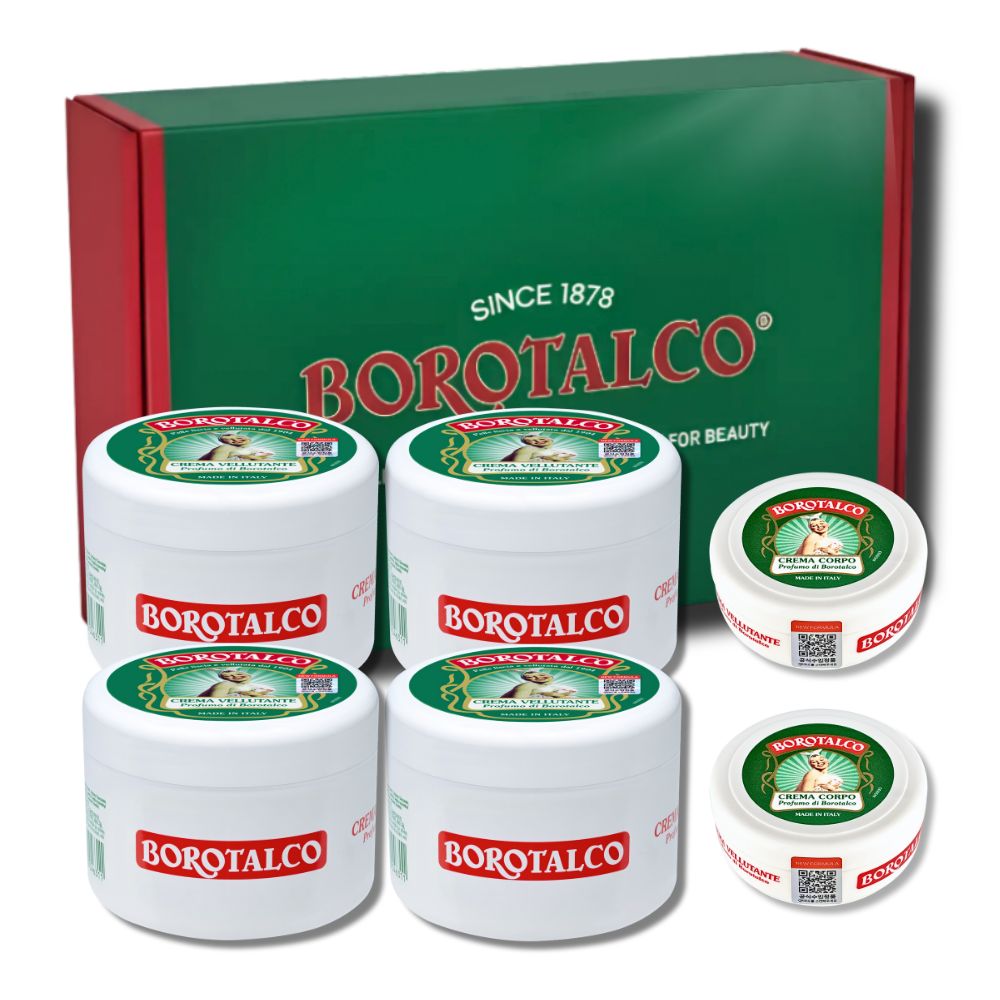 ボロタルコ ボディクリーム 250ml 4個+30ml 2個 ギフトセット