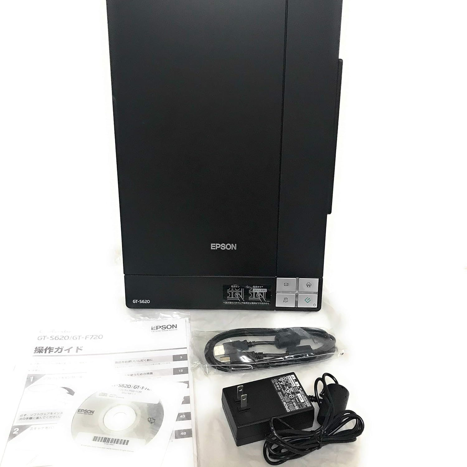 EPSON Colorio フラットベッドスキャナー GT-S620 4800dpi CCDセンサ A4対応