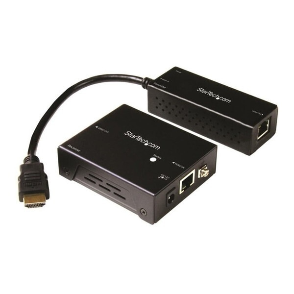 StarTech ST121HDBTDK [HDMIエクステンダー延長器 (コンパクト送信機 HDBaseT規格対応 4K UHD対応 最大70m延長 Cat5eケーブル使用)] メーカー直送