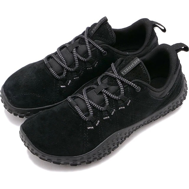 レディース スニーカー ラプト [J037754] W WRAPT 靴 カジュアルシューズ BLACK/BLACK 黒 ブラック系