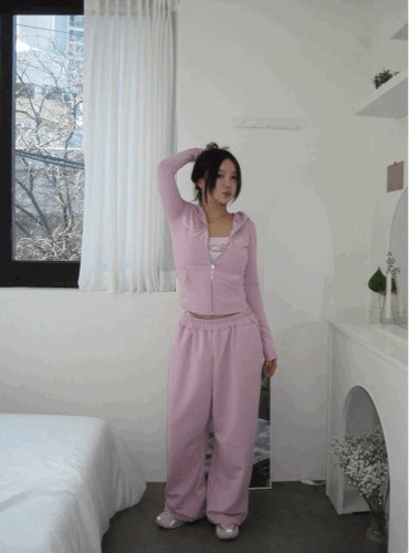 エンジェル刺繍 ツーウェイフードジップアップ