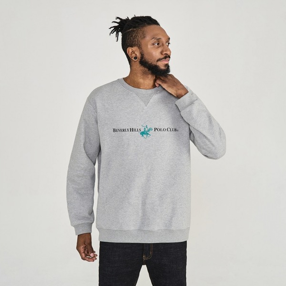 (ビバリーヒルズポロクラブ) ベーシックレッドホース起毛スウェットシャツ