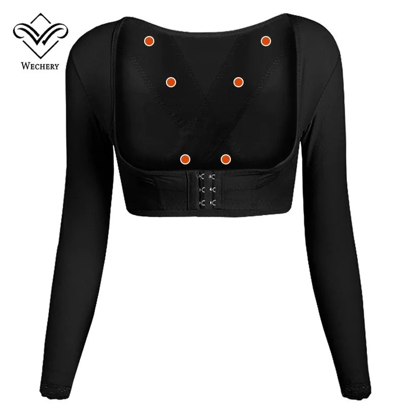 納期3週間程：Wechery-女性のための姿勢矯正下着ボディスリムシェイプウェアプッシュアップトップアームシェイパーアンダーバスト 4,977円