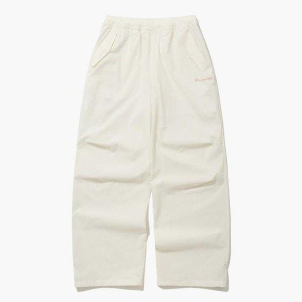 パンツ JQS QQ122OPT28-CRM ウーマンズ ストレッチ ウーブン ワイド ストレート パンツ / CREAM