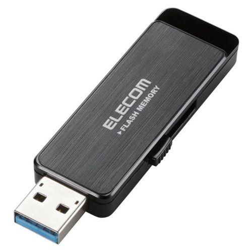 エレコム [MF-ENU3A32GBK] USBフラッシュ/32GB/「Windows ReadyBoost」対応AESセキュリティ機能付/ブラック/USB3.0