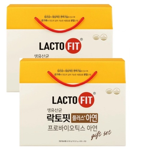 チョン・グンダン健康ラクトフィットプラス亜鉛60砲x3口セットx2家族幸せ