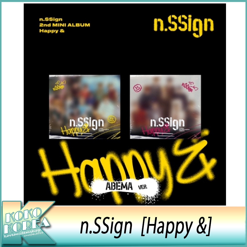 (ABEMA ver.) 2種セット n.SSign 2NDミニアルバム [Happy &] 5,078円
