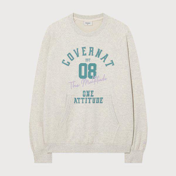 スローガン グラフィック スウェットシャツ CO2503CR24OT