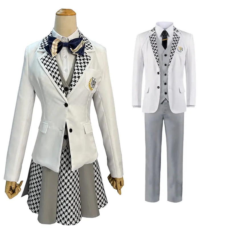 ブルーロック　白宝高校　みかげれお　御影玲王のJK制服　スカートコスプレ衣装 ハロウィン仮装 アニメ祝日贈り物