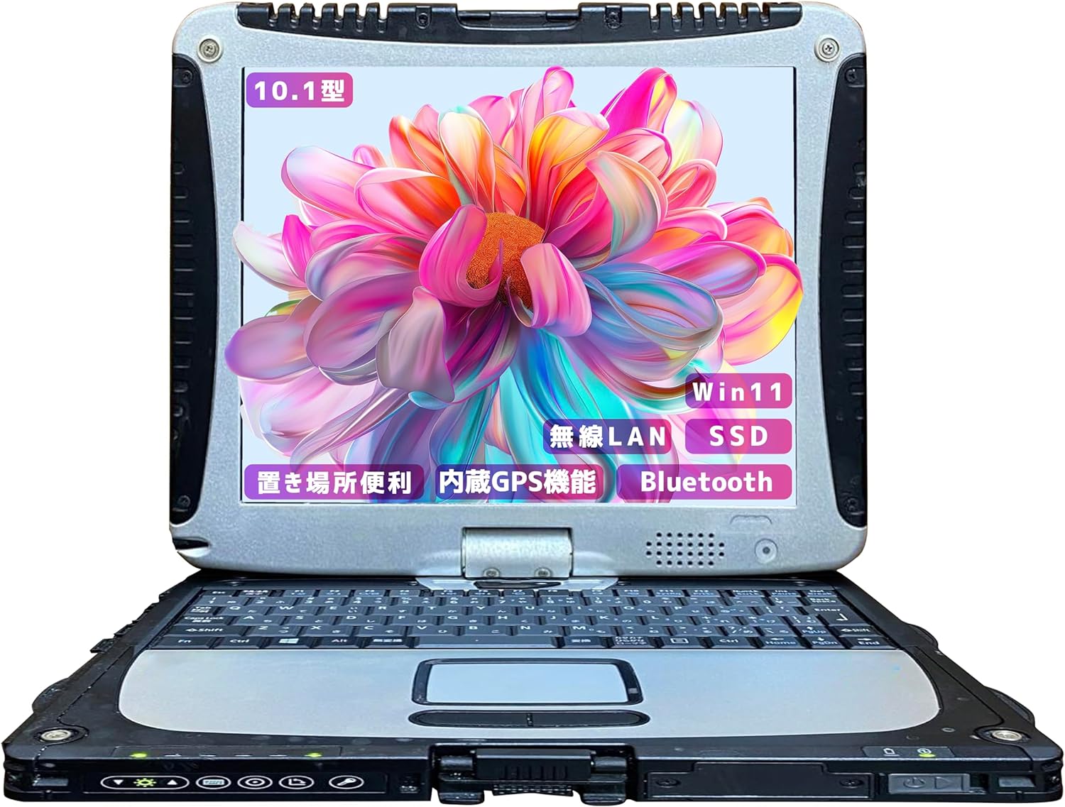 性 10.1インチoffice 2021ノートパソコン windows11 CF-19 Core i5-2世代 メモリ8GB, SSD512GB中古ノートPC