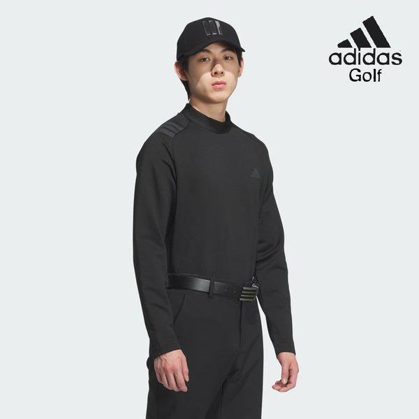 25FW COLD. RDY スリーストライプス LS モックシャツ JN1230（ブラック）