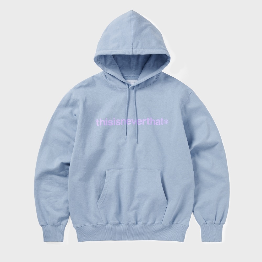 ディス・イズ・ネヴァー・ザット T-ロゴ LT パーカーラベンダーグレー