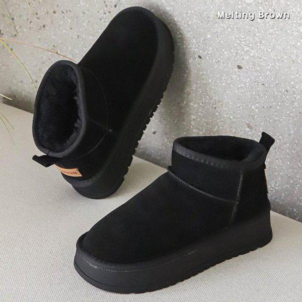 女性用冬用裏起毛ショートブーツ ウィンターブーツ SS90