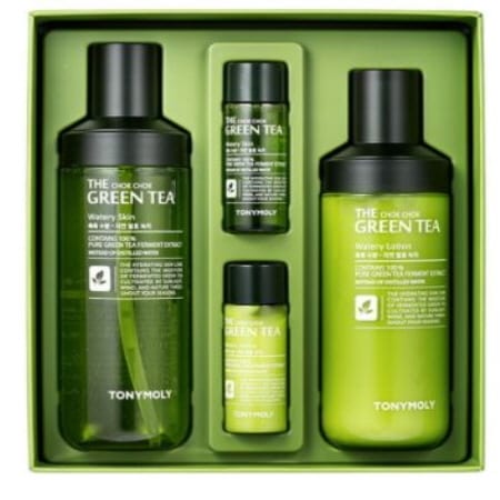 ザしっとりグリーンティー水分2点セットトナー180ml+20ml+エマルジョン160ml