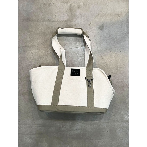 PUFF pet carry canvas tote L P24004-21 ベージュ ペットキャリー