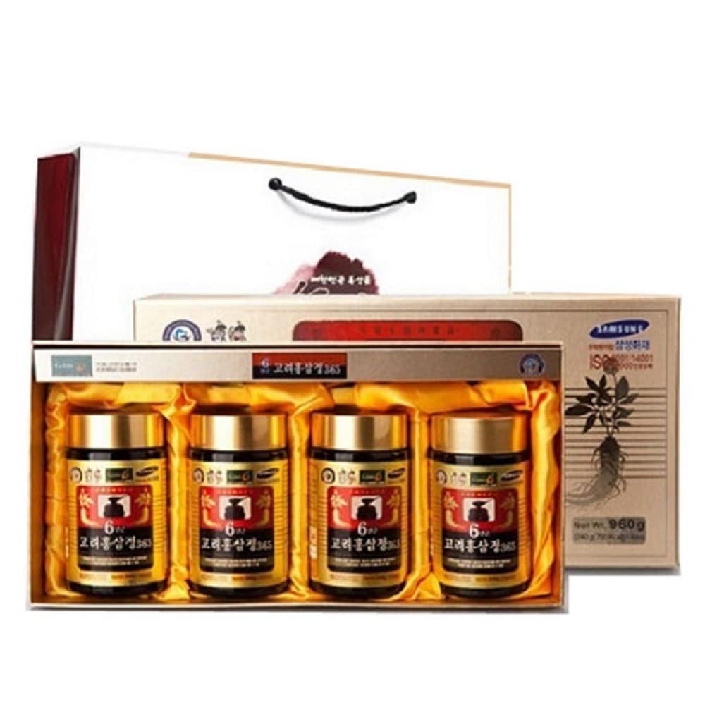 6年根高麗紅参精365 240g 4本/2本