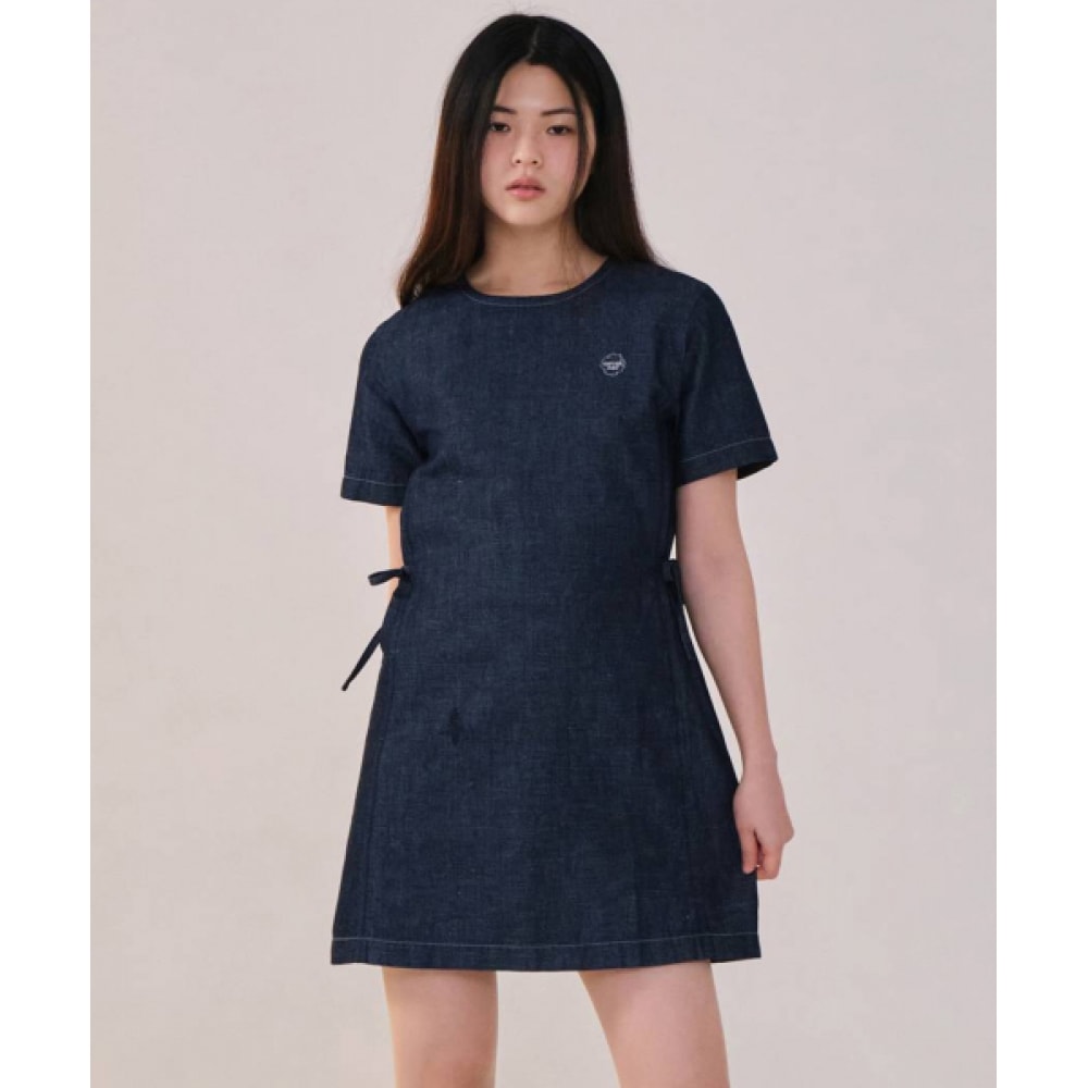 COVERNAT 女性用ミニデニムドレスインディゴ