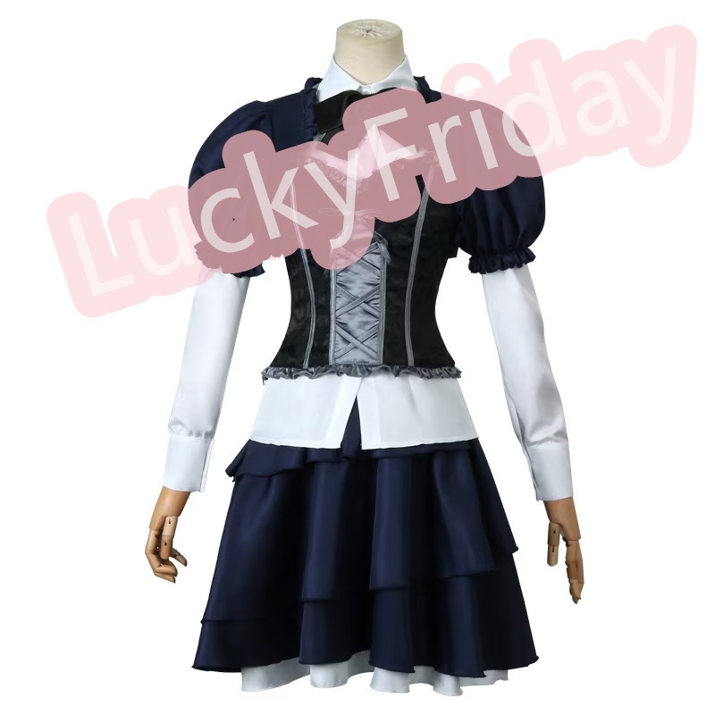 中二病でも恋がしたい！　小鳥遊六花lolita　洋服コスプレ衣装 仮装制服 ワンピース