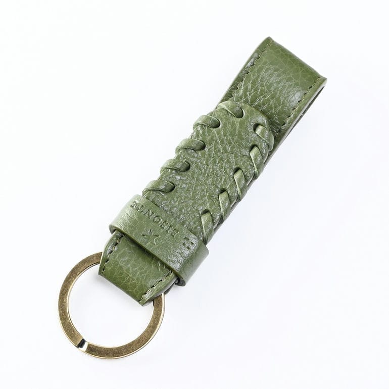キーリング キーホルダー La Fiaba ラ フィアーバ メンズ レディース グリーン SKH149PV0001GR373B レザー