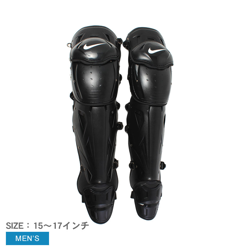野球 捕手 一般 Diamond Elite ベースボール レッグ ガード N1003437 メンズ プロテクター 試合 部活 スポーツ 運動 黒 ブラック