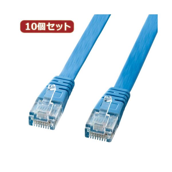 日本限定 変換名人 10個セット LAN5-CA1500X10 15.0m CAT5 LANケーブル