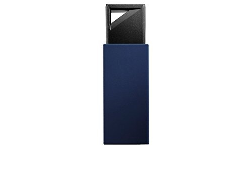 送料無料 USB3.0フラッシュメモリ 16GB ノック式 ブルー U3PSH16GB USBメモリー