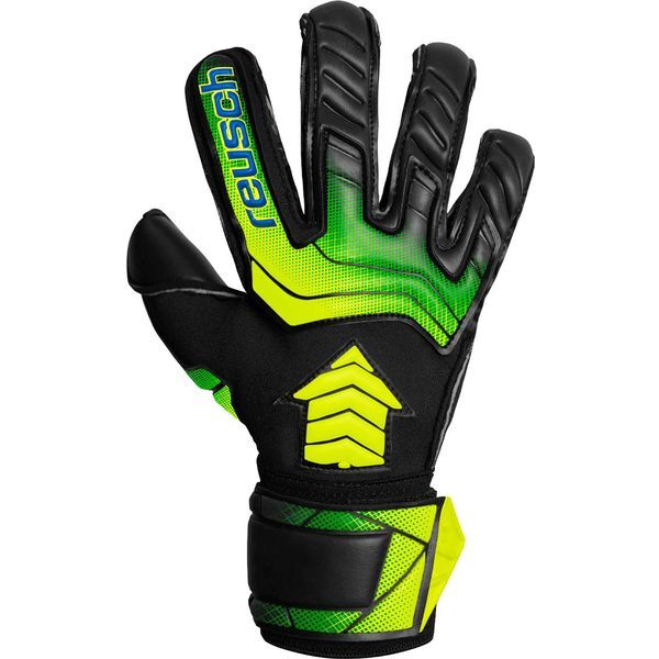 REUSCH アトラクト AB1 ゴールドX ブラック/セイフティ イエロー/ブラック 7.5号 5560964 7052 キーパー手袋
