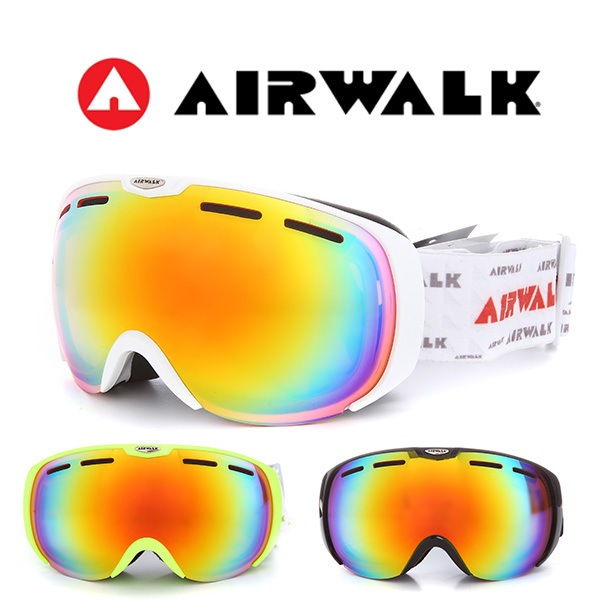 エアワーク AW-621 ボードスキーゴーグル/昼夜兼用/メガネ兼用