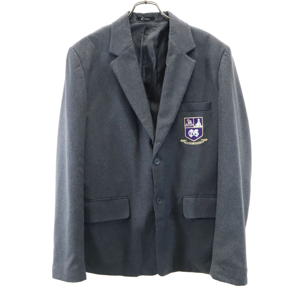 trutex 90s オールド スクールジャケット テーラードジャケット 38 チャコールグレー スクール ブレザー メンズ
