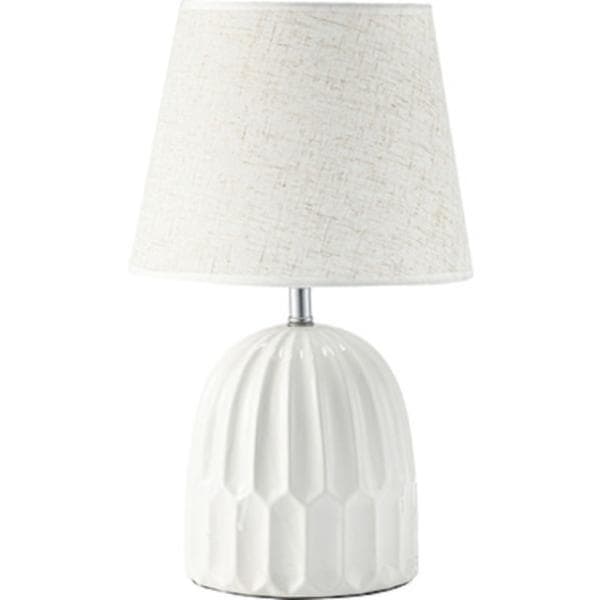 陶器のオブジェとファブリックのテーブルライト 北欧モダン 北欧 インダストリアル 照明 デザイン照明 間接照明 リビング ダイニング