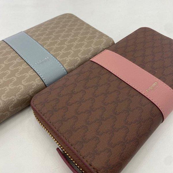 女性チェック柄長財布 ECEFRP883884BLPI HSIY2A GN