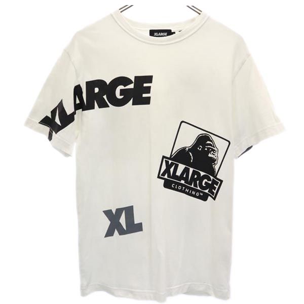 ロゴプリント 半袖 Tシャツ S ホワイト系 メンズ