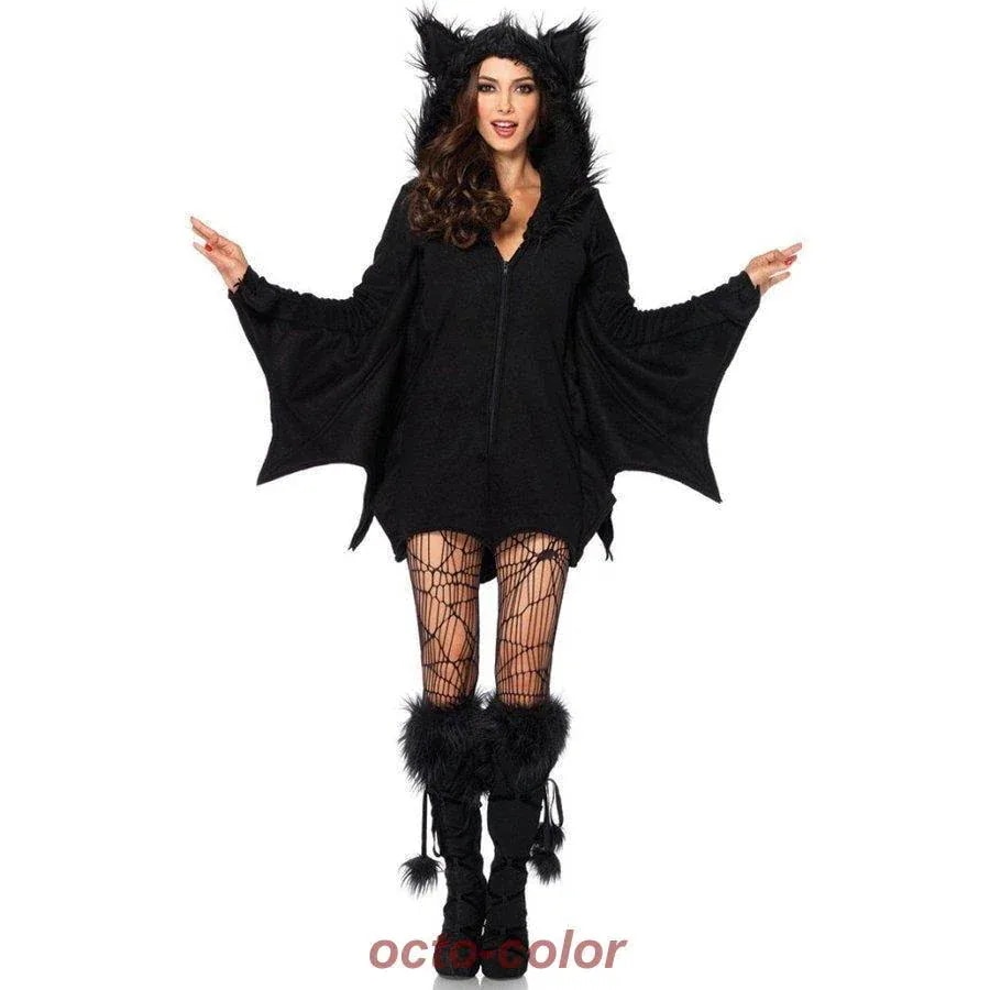 バンパイア レディース コスプレ衣装 女性用 【ハロウィンカーニバル】ガールズ 仮装 コウモリ 大人用 【新品先発】ドラキュラ バットマン