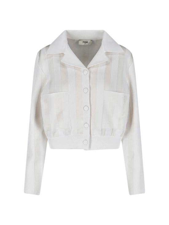 FENDI Women Suit Jackets FZJ610 AYBY F08QQ White