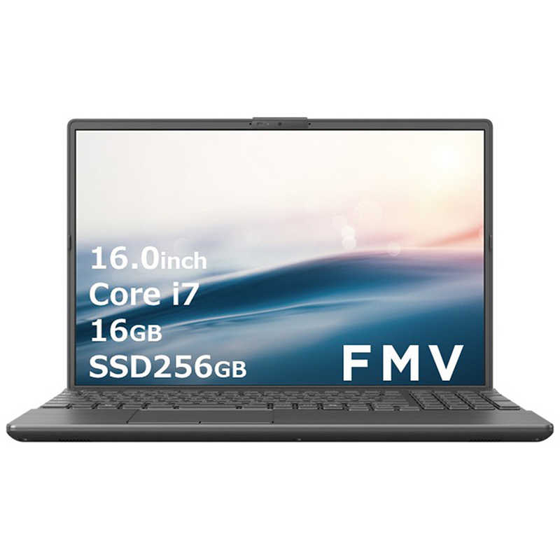 ノートパソコン FMV LIFEBOOK AH50/J3 [16型/Win11 Home/Core i7/メモリ16GB/SSD256GB] ブライトブラック　FMVA50J3B